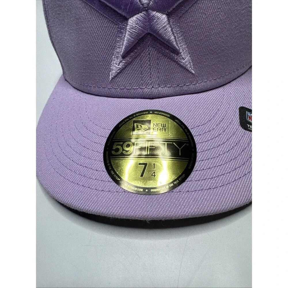 Dallas Cowboys 2024 NFL New Era 59FIFTY ColorPack Fitted Hat 7 1/4 Pastel Purple